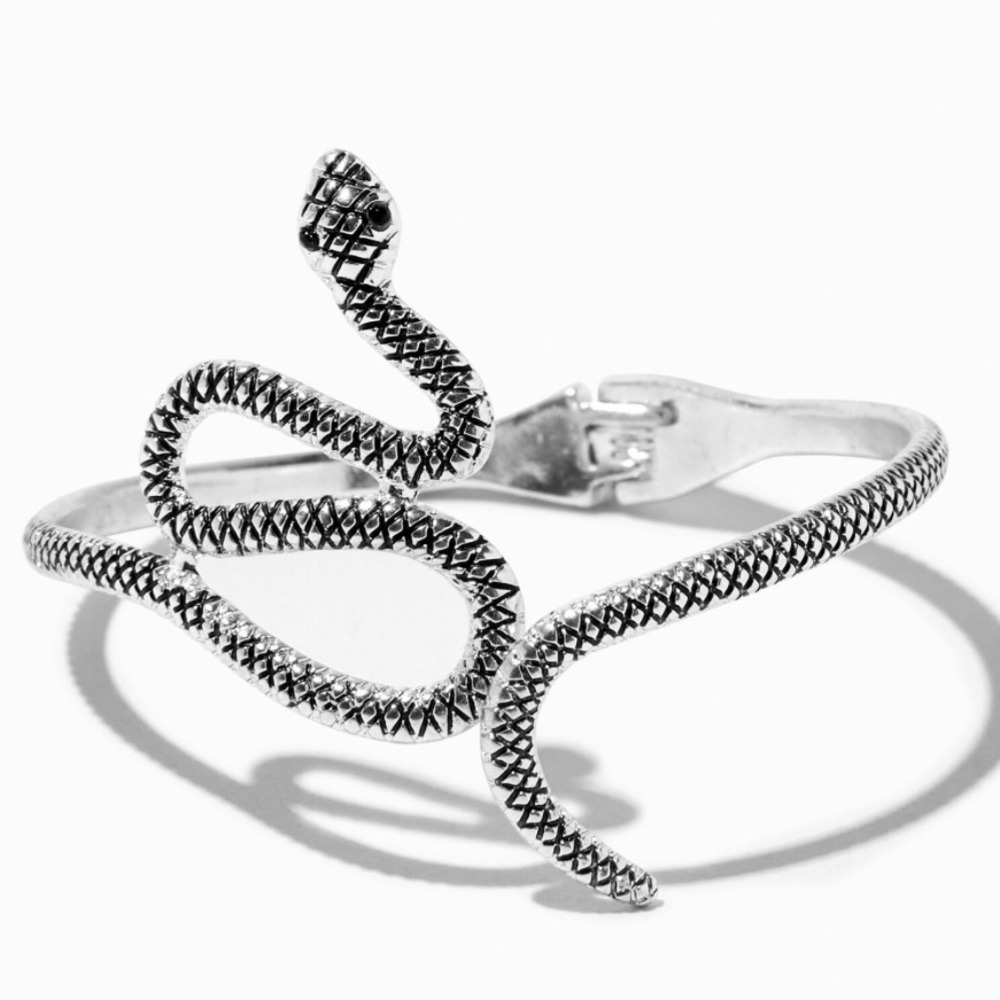 Claire's Silver Snake Bracelet